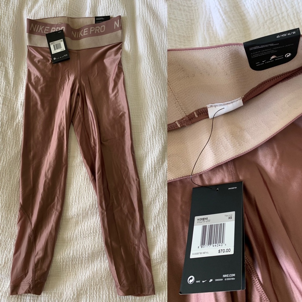 NWT NIKE PRO HYPER COOL GLAMOUR TRAINING CROP